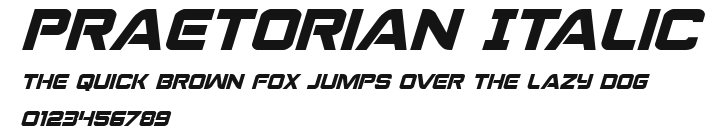 Praetorian Italic Preview