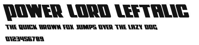 Power Lord Leftalic Preview