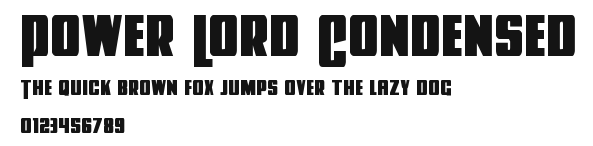 Power Lord Condensed Preview