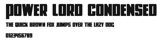 Power Lord Condensed Preview