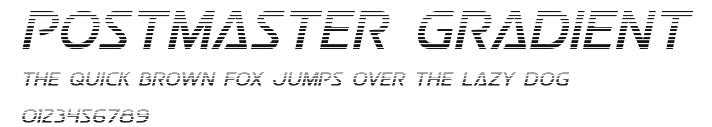 Postmaster Gradient Preview