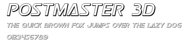 Postmaster 3D Preview