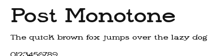 Post Monotone Preview