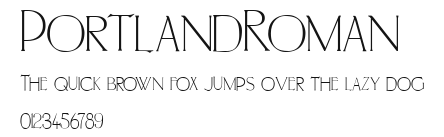 PortlandRoman Preview