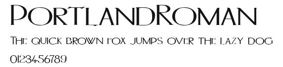 PortlandRoman Preview