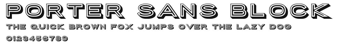 Porter Sans Block Preview