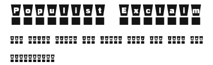 Populist Exclaim Preview