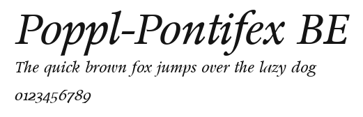 Poppl-Pontifex BE Preview