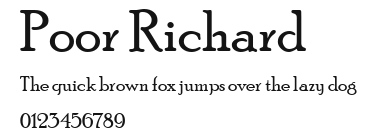 Poor Richard Preview