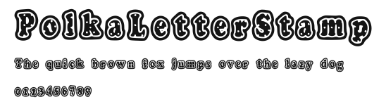 PolkaLetterStamp Preview