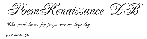 PoemRenaissance DB Preview