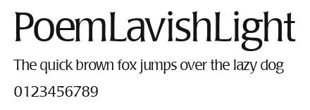PoemLavishLight Preview