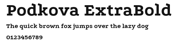 Podkova ExtraBold Preview