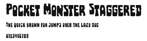 Pocket Monster Staggered Preview