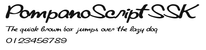 PompanoScriptSSK Preview