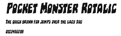 Pocket Monster Rotalic Preview