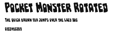 Pocket Monster Rotated Preview