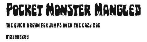 Pocket Monster Mangled Preview