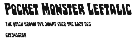 Pocket Monster Leftalic Preview