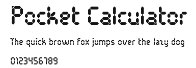 Pocket Calculator Preview