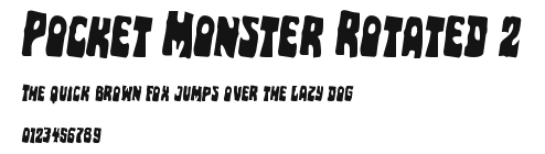 Pocket Monster Rotated 2 Preview