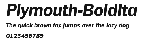 Plymouth-BoldIta Preview