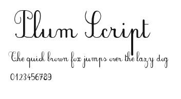 Plum Script Preview