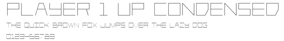 Player 1 Up Condensed Preview