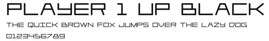 Player 1 Up Black Preview
