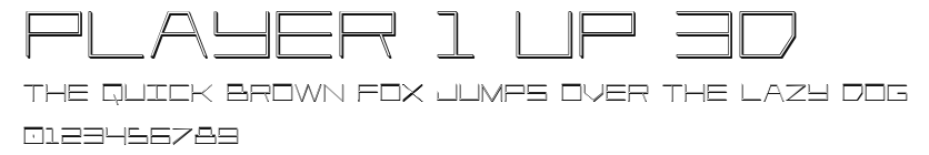 Player 1 Up 3D Preview