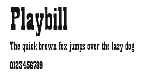Playbill Preview