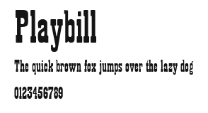 Playbill Preview