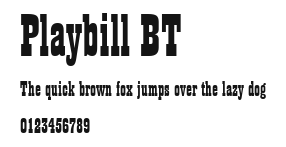 Playbill BT Preview