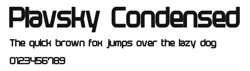 Plavsky Condensed Preview
