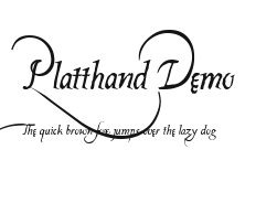 Platthand Demo Preview