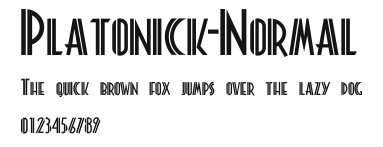 Platonick-Normal Preview