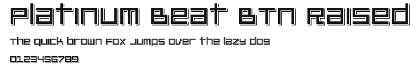 Platinum Beat BTN Raised Preview