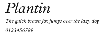 Plantin Preview