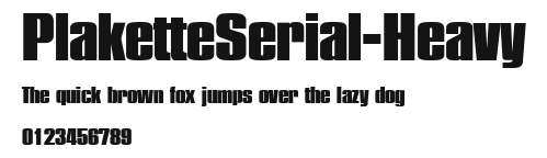 PlaketteSerial-Heavy Preview