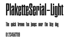 PlaketteSerial-Light Preview