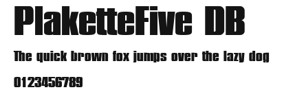 PlaketteFive DB Preview