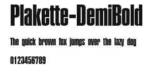 Plakette-DemiBold Preview