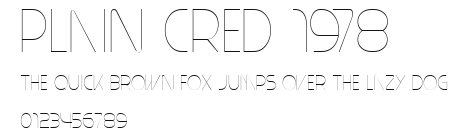 Plain Cred 1978 Preview