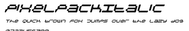 PixelpackItalic Preview