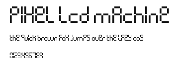 Pixel lcd machine Preview