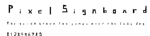 Pixel Signboard Preview