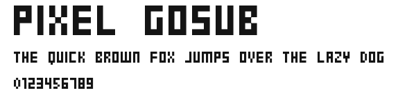 Pixel Gosub Preview