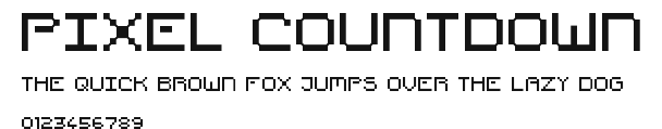 Pixel Countdown Preview
