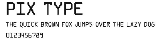 Pix Type Preview