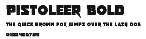 Pistoleer Bold Preview